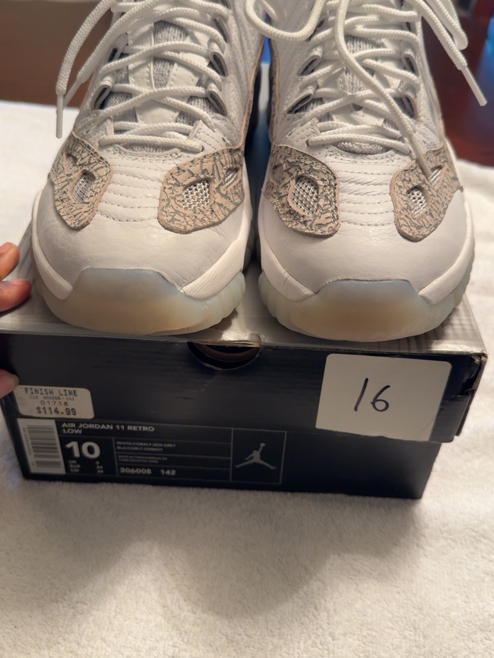 Air Jordan 11 Retro Low IE Cobalt 2003 Size 10 NEW OG Box 306008-142